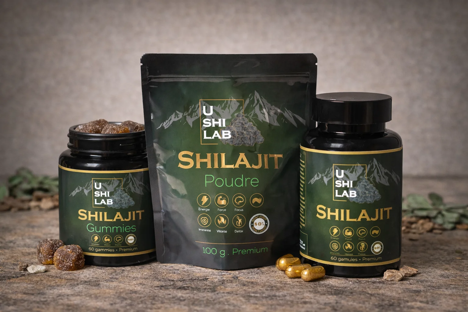 Poudre gummies gélule